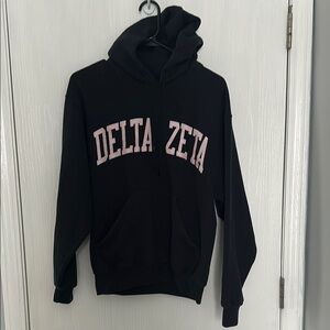 Black & Pink Delta Zeta Hoodie